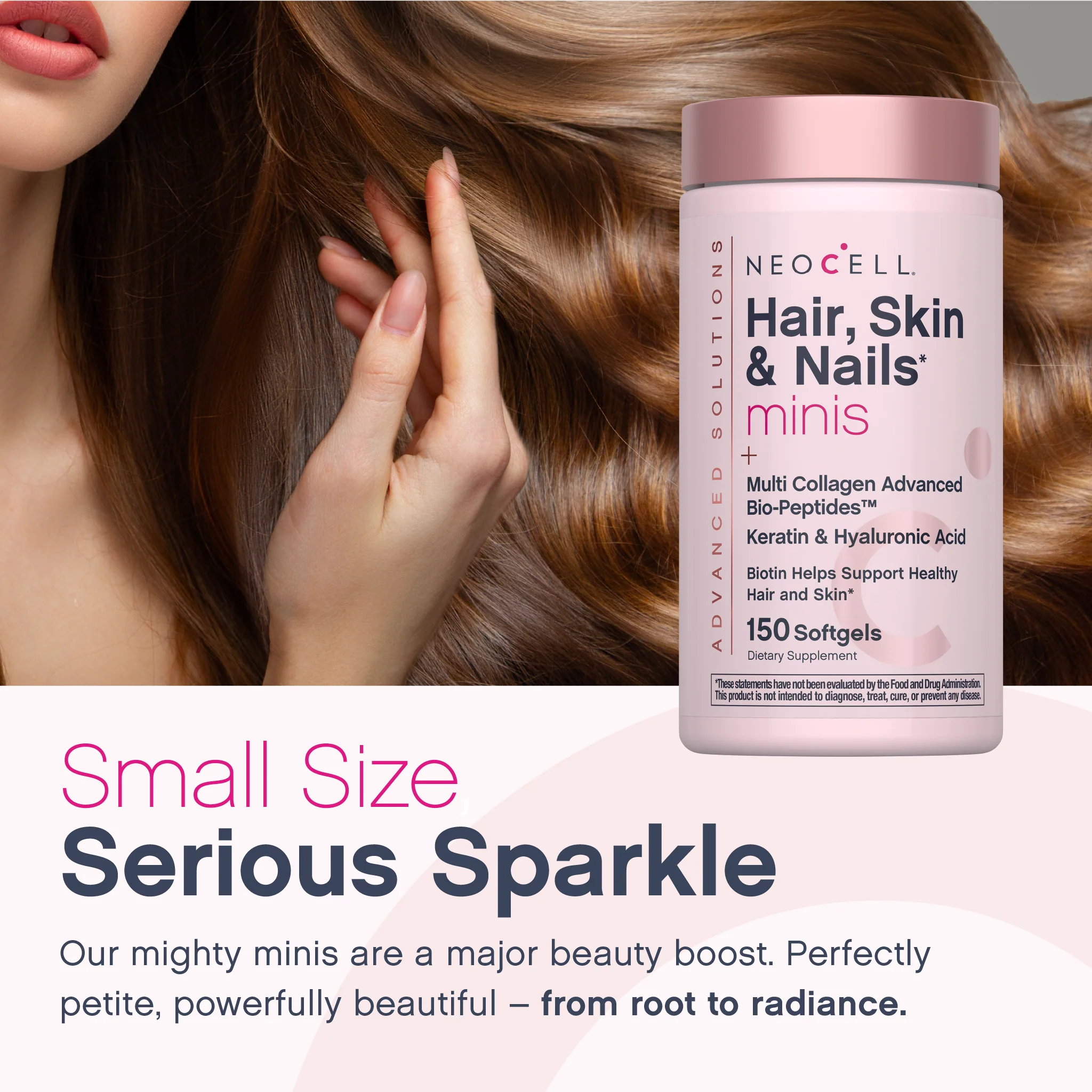 Hair, Skin & Nails Minis + Multi Collagen Bio-Peptides, 150 Softgels - Image 5