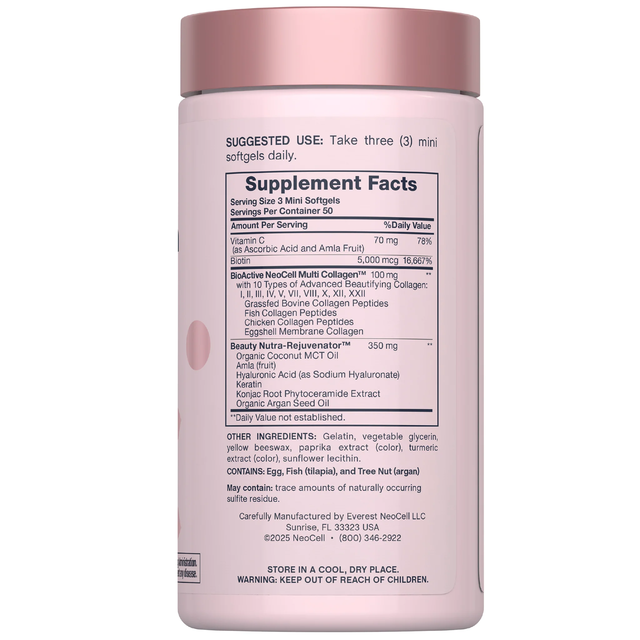 Hair, Skin & Nails Minis + Multi Collagen Bio-Peptides, 150 Softgels - Image 7