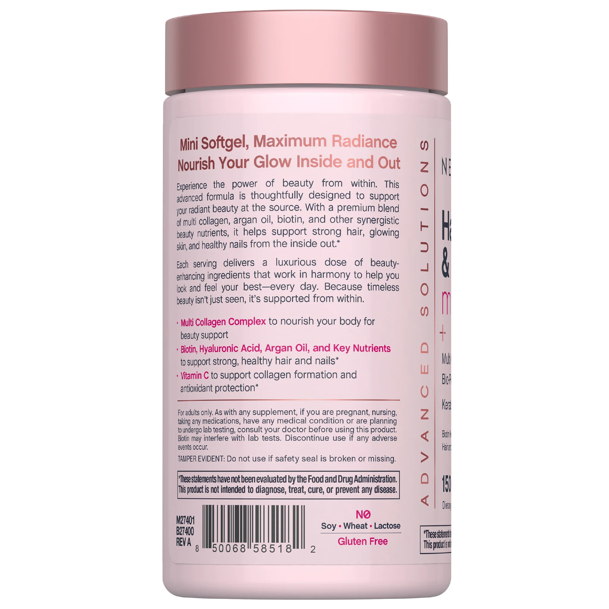Hair, Skin & Nails Minis + Multi Collagen Bio-Peptides, 150 Softgels - Image 8