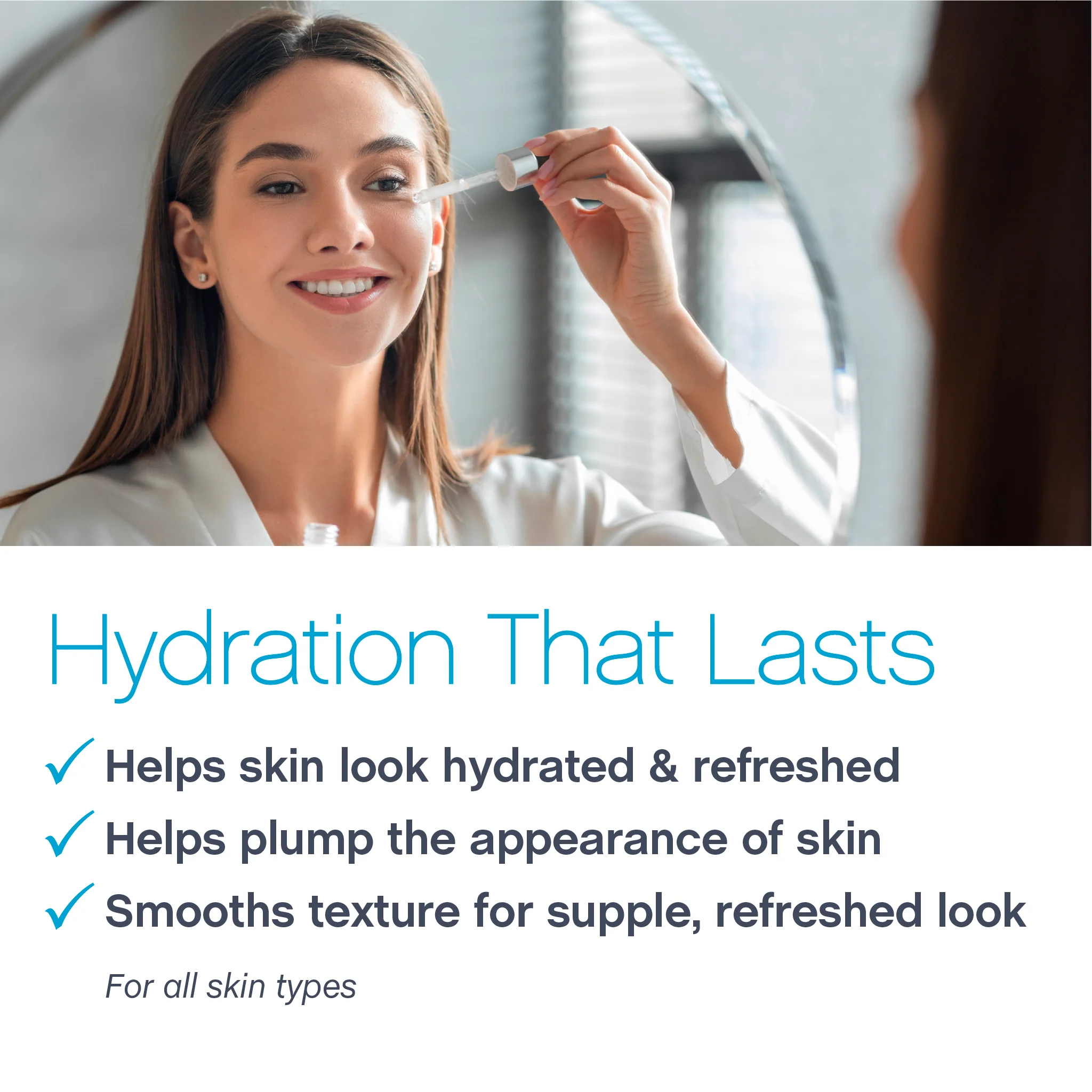 Hyaluronic Acid Hydration Serum, 2 fl oz (59 mL) Dropper Bottle - Image 5