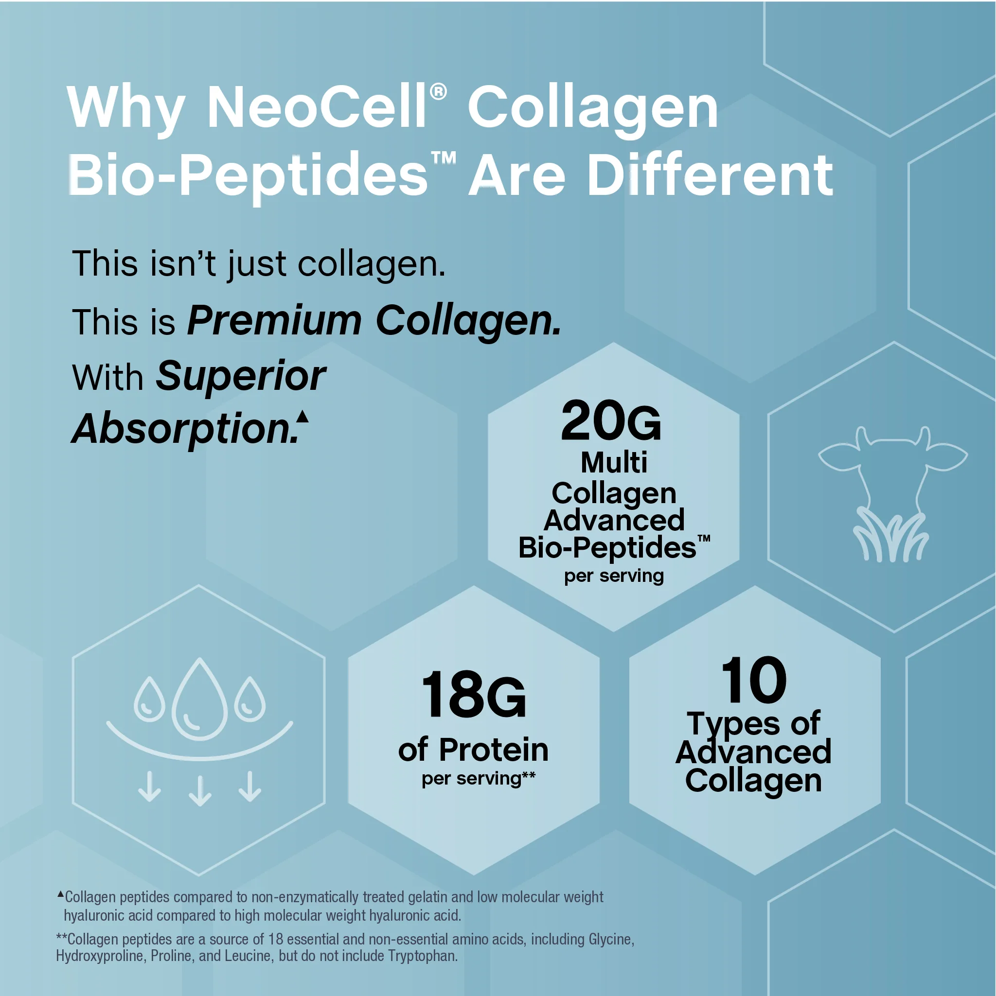 Multi Collagen Advanced Bio-Peptides, 10 oz (283 g) Powder - Image 6
